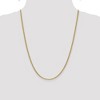 Black Bow Jewelry 2.4mm 14k Yellow Gold Hollow Anchor Chain Necklace - 2 of 4