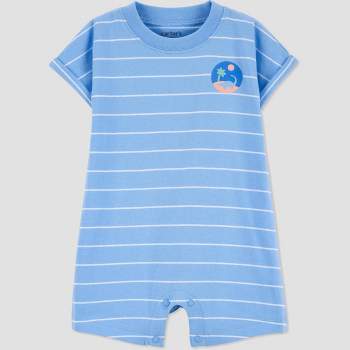 Carter's Just One You® Baby Boys' Striped Tropics Romper - Blue