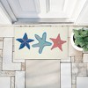 Stupell Industries Coastal Americana Starfish Printed Outdoor Door Mat, design by Darlene Seale, 18"x30" - 4 of 4