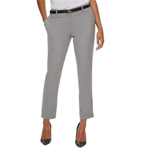 Calvin Klein Womens 2-Tone Casual Trouser Pants - 1 of 1