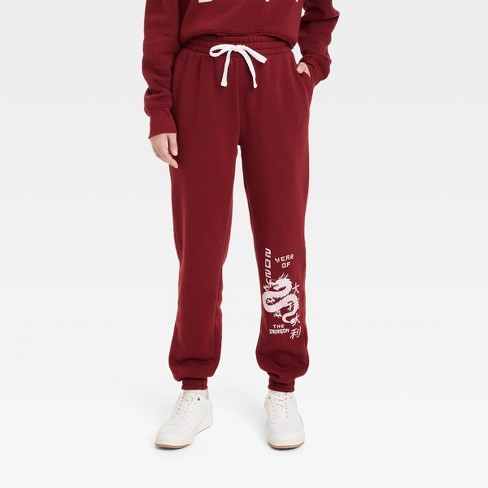 Red Joggers Women's Pants & Trousers - Macy's