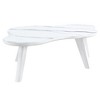 NicBex Modern 47.2" Cloud Shape Coffee Table with Wood Frame for Living Room and Bedroom - 4 of 4