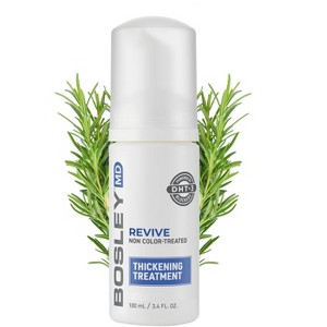 BosleyMD Revive Thickening Treatment For Visibly Thinning & Non Color-Treated Hair (3.4 oz) Bosley MD Hair Regrowth Treatment (Blue) - 1 of 3