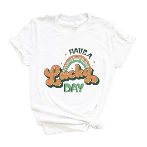 Simply Sage Market Women's Have A Lucky Day Short Sleeve Graphic Tee - 1 of 4