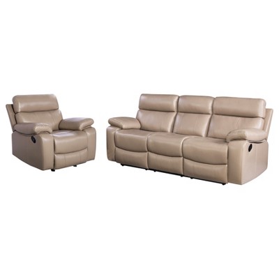 target leather recliner