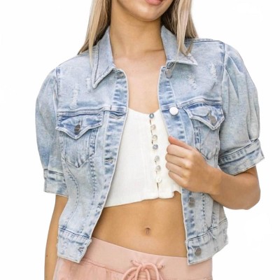 Women's Ollie Cropped Shirt Jacket - RISEN