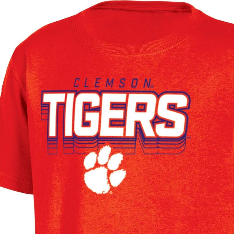 NCAA Clemson Tigers Boys&#39; Core T-Shirt, 3 of 4