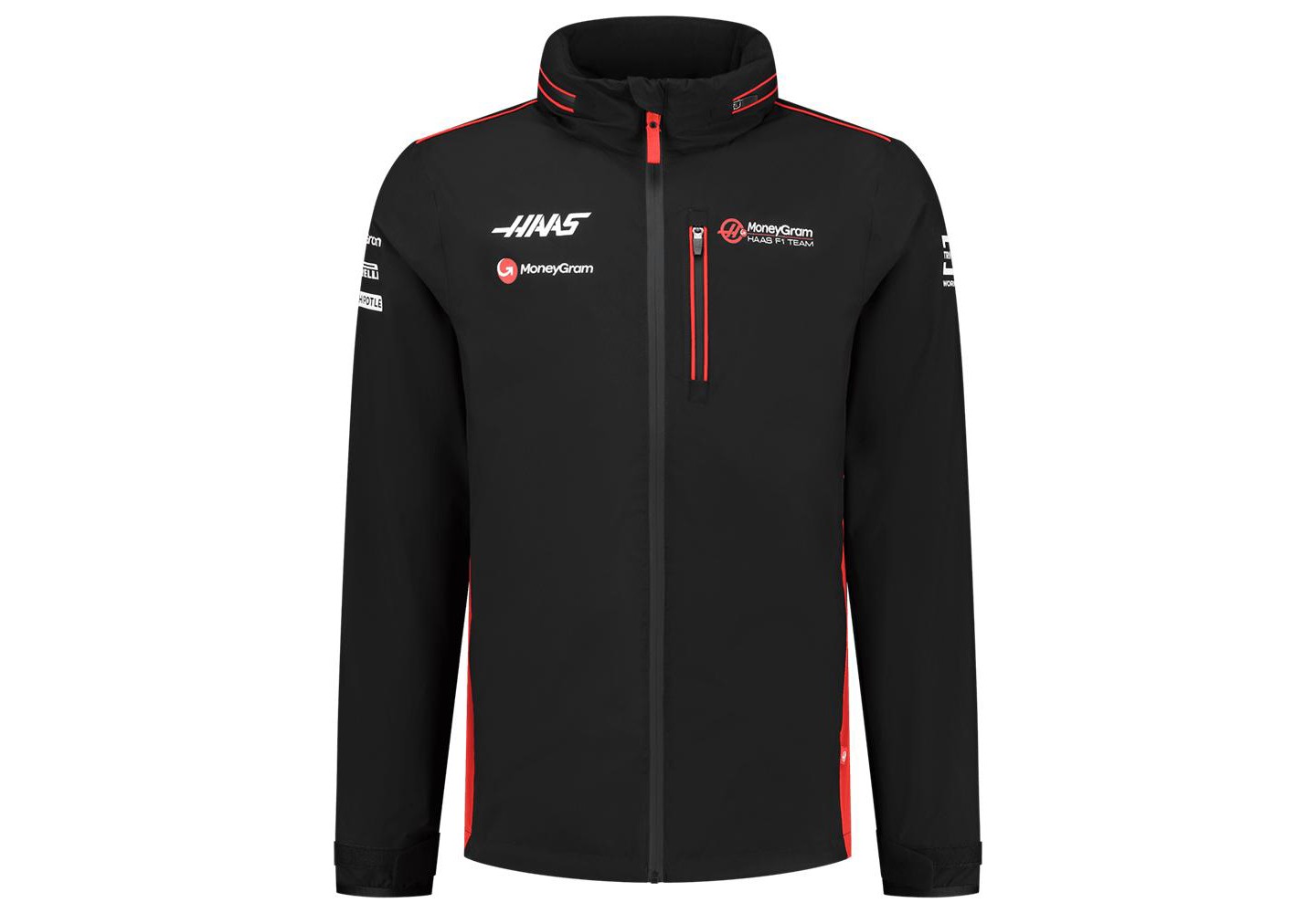 Мужские куртки Haas Racing F1 2023 Team Lightweight Rain Jacket (2XL) — фото 1