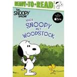 When Snoopy Met Woodstock - by Charles M. Schulz (Board Book)