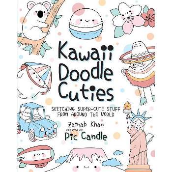Kawaii - (Neon Scratch Art) by Connie Isaacs (Hardcover)