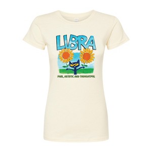 Women's - Pete the Cat - Libra Fitted Graphic T-Shirt - 1 of 3
