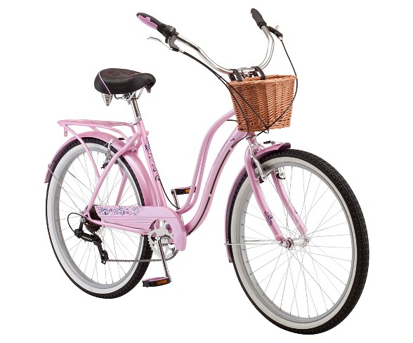 Pink Schwinn Women Cruiser Bike Schwinn Destiny Beach Cruiser Bike
