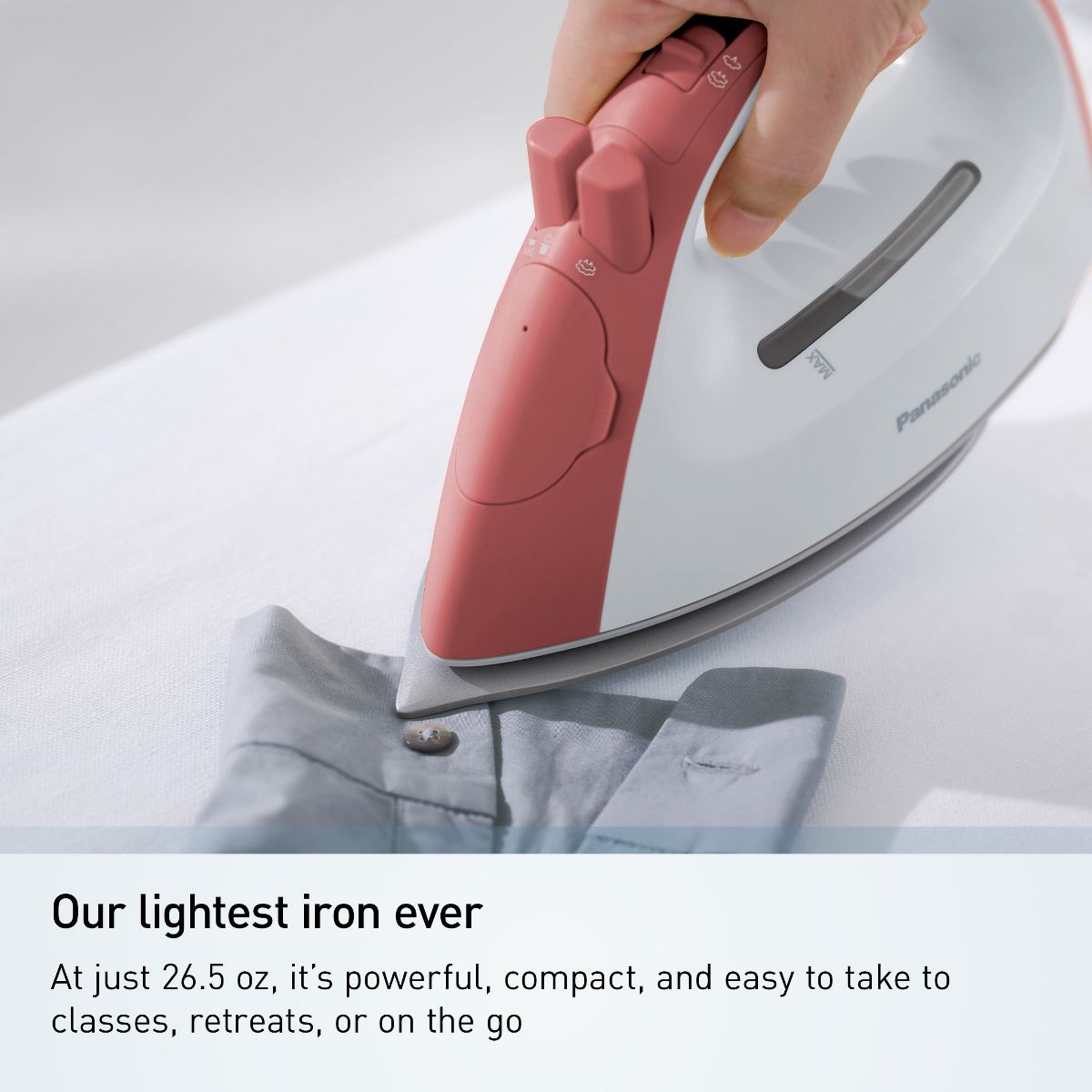 Panasonic Cordless Steam Iron, Compact, Light, with Charging Station NI-QL300 - thumbnail 8