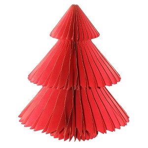 Briarwood Lane Red Tree Honeycomb - Small Magnetic Paper Decor - 4.8 x 3 - 1 of 4