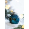Syemin Decorative Objects Christmas Ball Ornaments Glass Decorative Hanging Ball Christmas Tree Ornaments Set of 4, Blue, 4.7"*4.7"*4.7" - 3 of 4