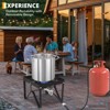 Propane Burner, 80,000 BTU High Pressure Gas Stove – 4ft Hose/Regulator/Water Bag for Outdoor Cooking/Seafood Boil/Turkey Fry - 3 of 4