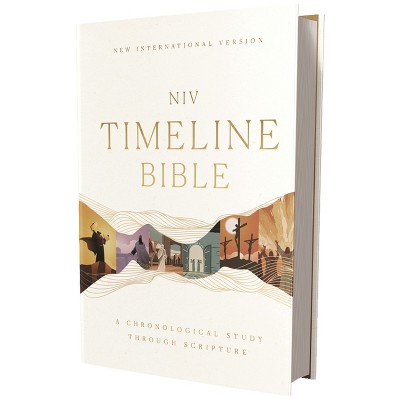 Niv, Timeline Bible, Hardcover, Red Letter, Comfort Print - by  John R Kohlenberger III