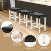 WestinTrends Upholstered Saddle Seat Bar Stool - 3 of 4
