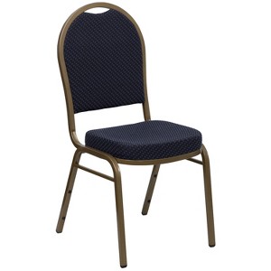 Riverstone Furniture Collection Fabric Banquet Chair Navy Blue, Blue Blue
