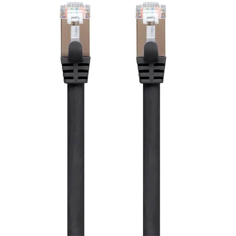 Monoprice Cat7 Ethernet Network Patch Cable - 15 feet - Black | 26AWG, Shielded, (S/FTP) - Entegrade Series, 2 of 5