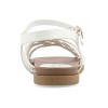 Journee Collection Womens Kimmie Ankle Strap Flat Sandals - 3 of 4
