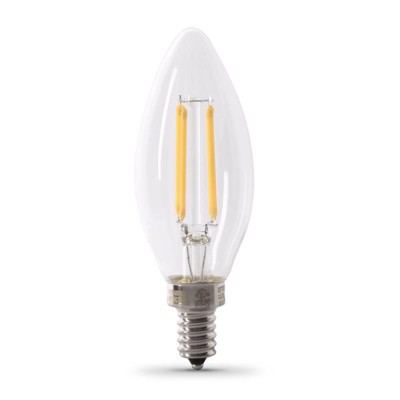 Feit Electric Soft White Dimmable LED Candelabra Bulbs 6-Pack