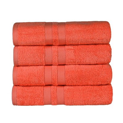 Orange bath towels target sale