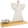 Northlight Heavenly Angel Metal Christmas Votive Candle Holder - 10" - Silver - 4 of 4