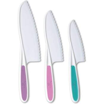 Tovla Jr. 3pc Nylon Kitchen Knife Set Pink