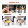 VEVOR Stainless Steel Stockpot, 24 Quart Cooking Pots, Cookware Sauce Pot with Lid, and Handle, Sanding Treatment, Silver - 4 of 4