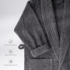 American Soft Linen Women’s 100% Cotton Terry Bathrobe – Soft, Absorbent, Quick Dry Turkish Robes for Women Quality - 4 of 4
