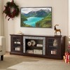 ORRD 70" Modern TV Stand with Faux Stone Finish & Hidden Cable Management, Large Media Console for up to 75 inch TVs（Grey） - 3 of 4
