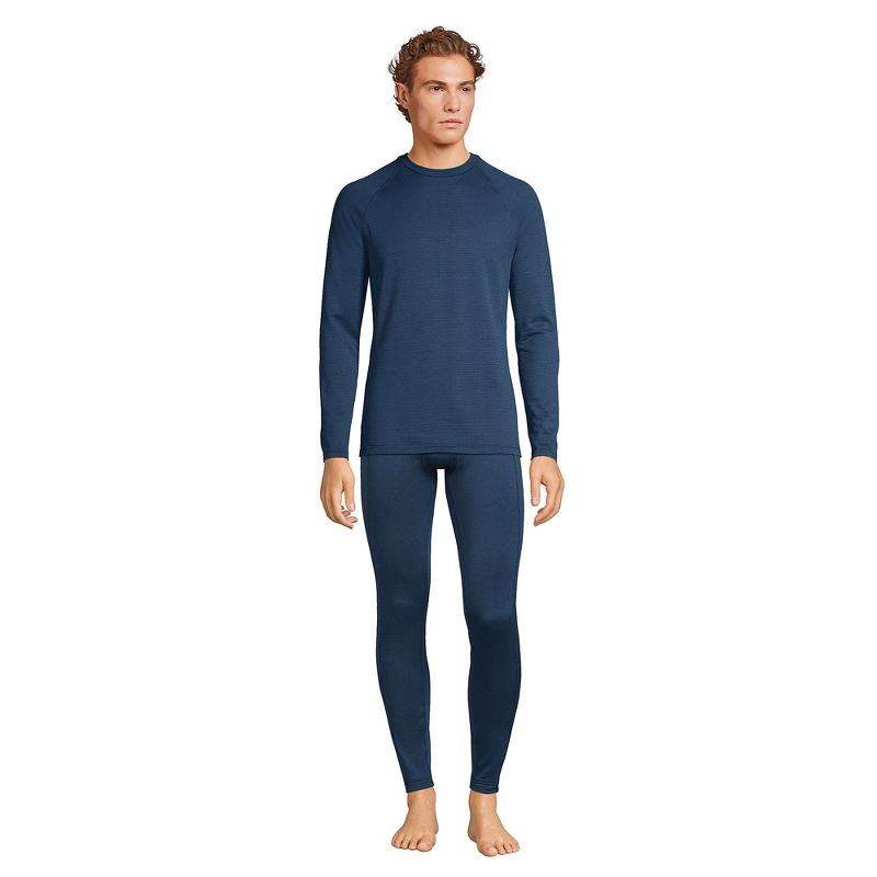 Lands' End Men's Long Sleeve Crew Neck Expedition Thermaskin Long Underwear Top, 4 of 6