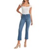 Women's Capri High Rise Tonal Crop Flare Jeans - GOLDEN - 2 of 4