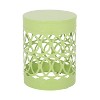 Modern Metal Outdoor End Table Large size-Christopher Knight Home - 2 of 4