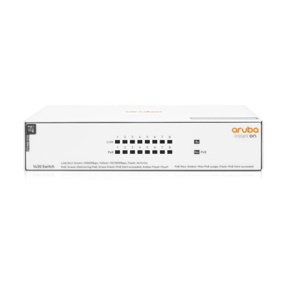 HPE Networking Instant On 1430 8G Class4 PoE 64W Switch