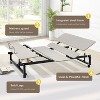 DOMETOUR Electric Ergonomic Adjustable Bed Base Queen Size, Independent Head and Foot Incline, Wireless Remote Control with Quiet Motor Grey - 3 of 4