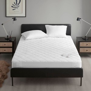 NicBex Heated Mattress Pad,Mattress Protector with 5 Heat Settings,Dual Control,Auto Shutoff,Mattress Cover Fits Mattresses up to 18" - 1 of 4