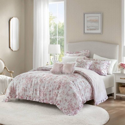 PDTEND Comforter Set with Decorative Pillows
