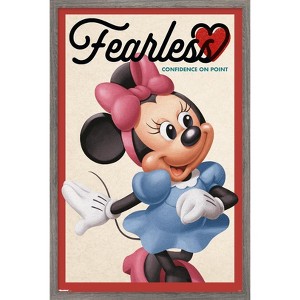 Trends International Disney Minnie Mouse: Good Old Days - Fearless Framed Wall Poster Prints - 1 of 4