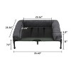 Portable Large Elevated Dog Bed with Removable Bolster & Durable Metal Frame for Camping Travel Outdoor Indoor Use Pets up to 88lbs - 3 of 4