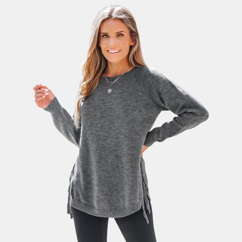 Women's Long Sleeve Honeycomb Knit Pullover Sweater - Cupshe : Target