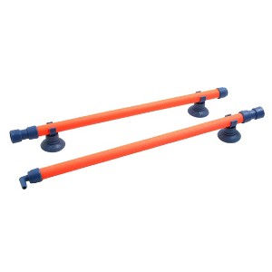 Unique Bargains Fish Tank Filter Hydroponic Air Stone Bubble Wall Tube Pump Decor Orange 18.5" Length - 1 of 3