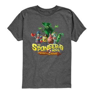 Boys' - Spongebob Squarepants - Spongebob: The Search For Squarepants Logo Short Sleeve Graphic T-Shirt - 1 of 4