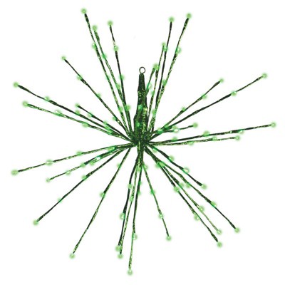 Celebrations Platinum Led Micro 5mm Green 128 Ct Starburst Target