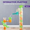 Marble Genius Auger Lift Extension: 5 Piece Marble Run Auger Accessory Set Adds 13 Inches to Auger Lifts - Neon - 4 of 4