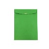 JAM Paper 10 x 13 Open End Catalog Colored Envelopes with Clasp Closure Green Recycled 25/Pack - 2 of 4