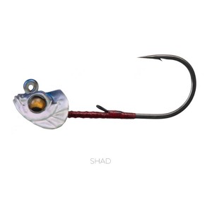 Megabass Okashira Head 3pk, Shad, 1/8oz - 1 of 2