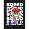 Bored Of Directors Bored Typography Crew Neck Long Sleeve Women's Black Tee - 2 of 3