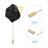 Unique Bargains Groom Wedding Handmade Pocket Flower Lapel Pin Boutonnieres 10 Pcs - 3 of 4